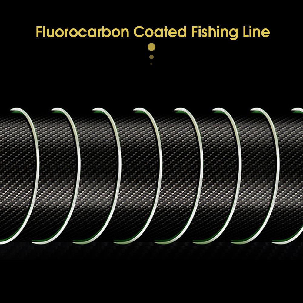 Fluorocarbon Coated Nylon Durable Fishing Line 300M/328Yds