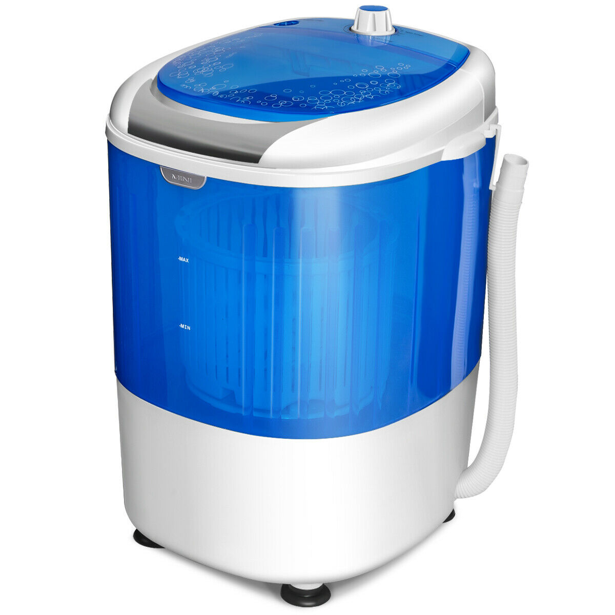 2 in 1 Mini Single Tub Washer Spin Dryer Semi-automatic