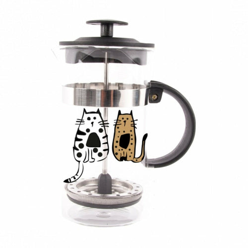 Biggdesign Cats in İstanbul French Press 1000 Ml , Cats Patterned ,