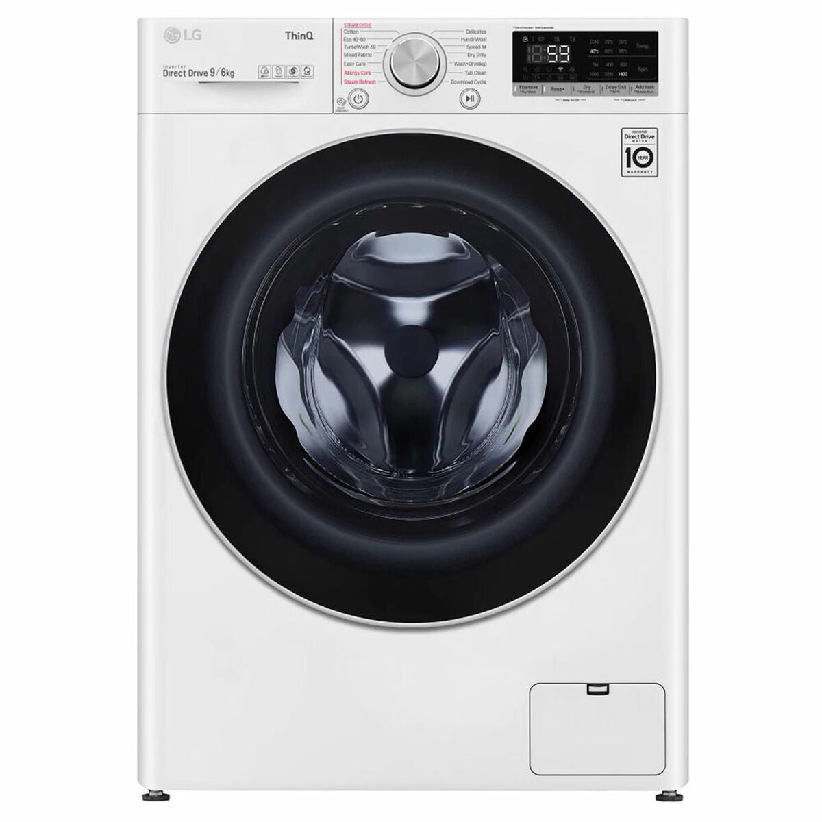 Washer - Dryer LG F4DV5010SMW 10,5kg / 7kg White 1400 rpm