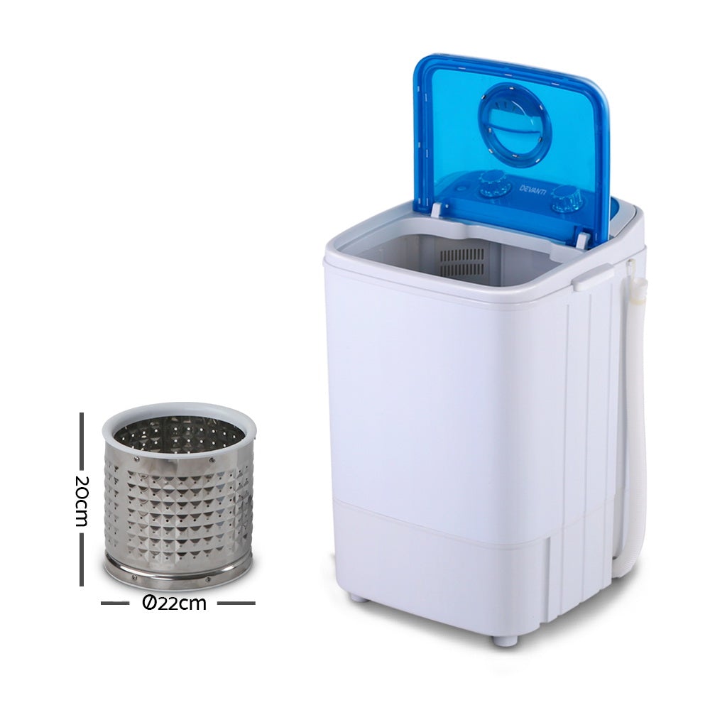 Devanti 4.6KG Mini Portable Washing Machine
