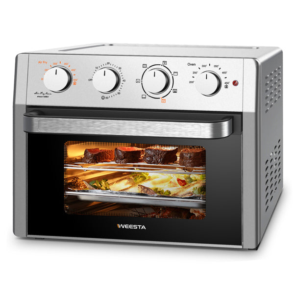 Air Fryer Toaster Oven 24 Quart - 7-In-1 Convection Oven with Air Fry