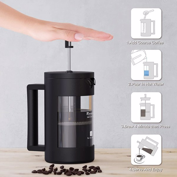 350LM/600ML Mini French Press Coffee Maker