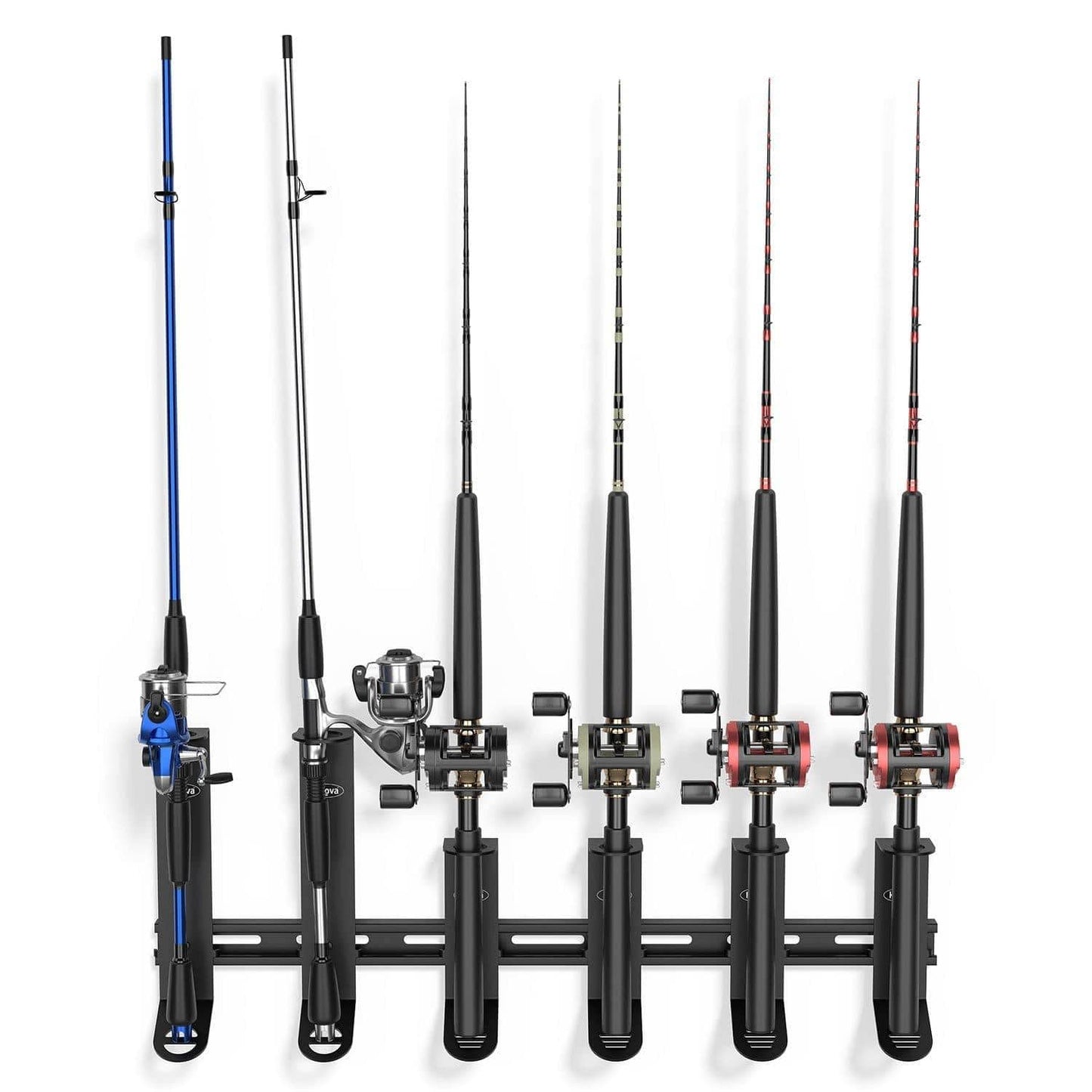 Spinning and Offshore Fishing Rod Rack Organizer